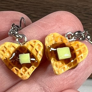 Scented Maple Syrup Waffle Earstuds – Tiny Hands
