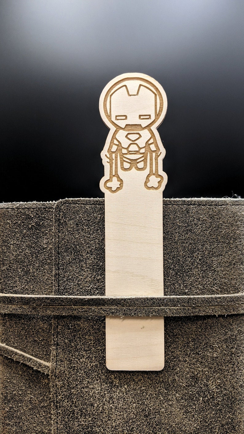 Wooden Thor Kid Avengers Bookmark Personalized Marvel Etsy