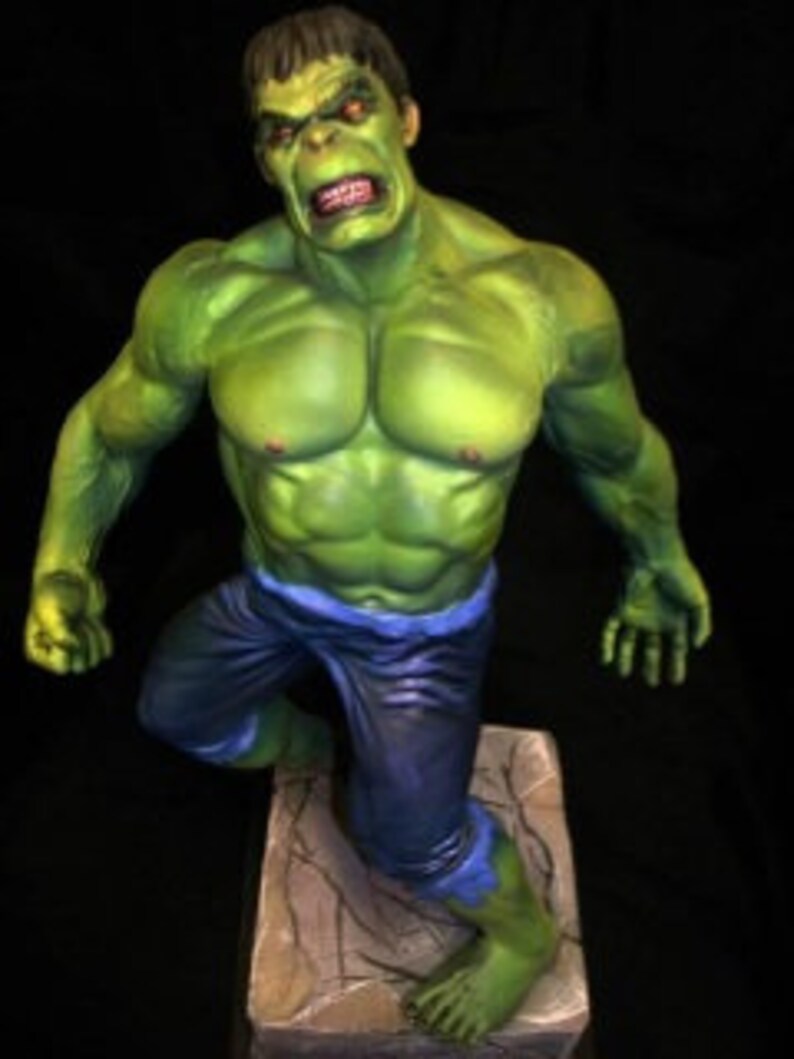 MARVEL HULK custom statue Etsy