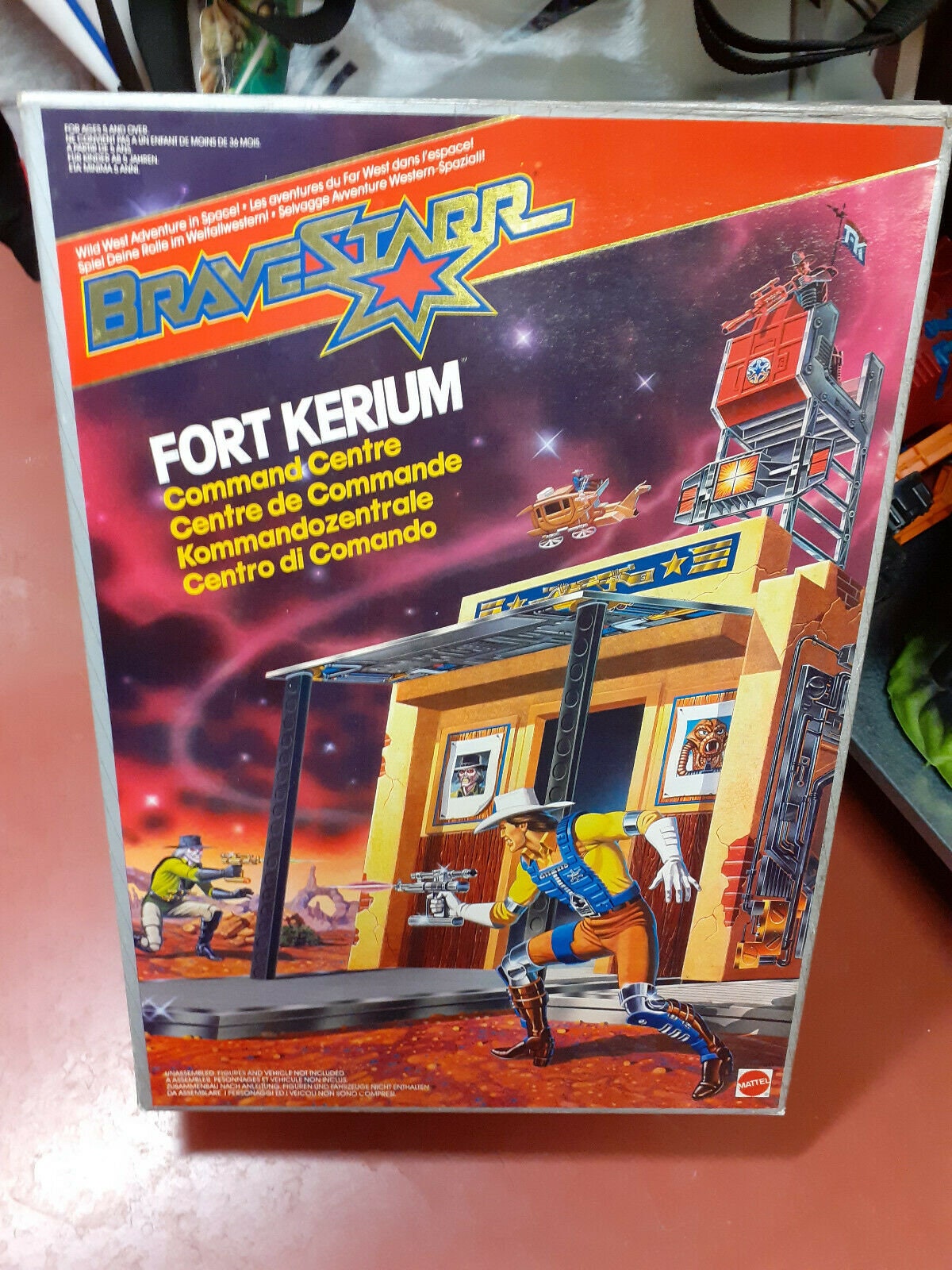SCEALED 1986 Mattel BraveStarr FORT KERIUM Bank & Jail PLAYSET NEW OLD