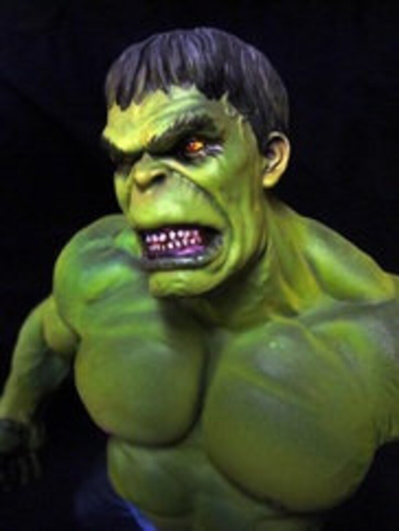 MARVEL HULK custom statue Etsy