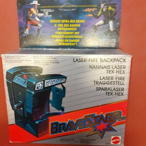 BRAVESTARR - Laser Fire backpack- Factory Sealed