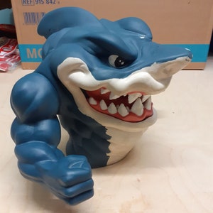 VINTAGE - Street Sharks RIPSTER hand puppet