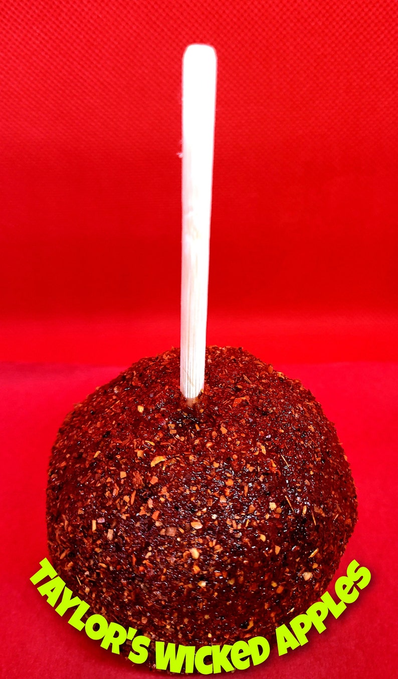 Chamoy Pulparindo, Tajin Candy Apple, Mexican Inspired Gourmet Candy Apple image 1
