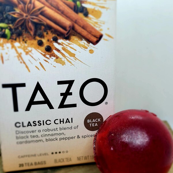 Tastey Tazo Chai Tea Cinnemon Bomb, Tea gift, fall flavor, Tea Bomb, Candy shell