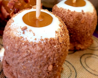 Gourmet Caramel Apple Pie Candy Apple