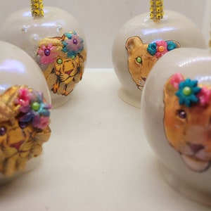 Leo Candy Apples, Lion & Lioness Candy Apples, Astrological apples, birthday apples