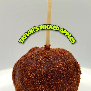 Chamoy Pulparindo, Tajin Candy Apple, Mexican Inspired Gourmet Candy Apple image 3