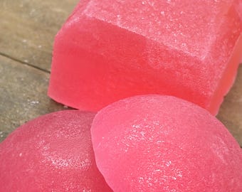Watermelon Tourmaline Crystal Candy | Watermelon Flavor | Handmade Kohakutou | Crunchy ASMR Candy | Japanese Crystal Candy