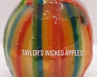 Rainbow Belt Candy Apple