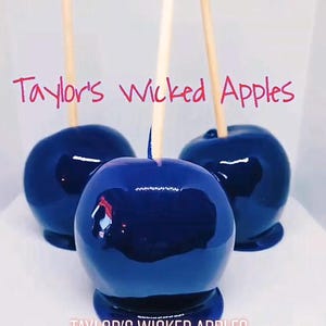 Blueberry Candy Apples