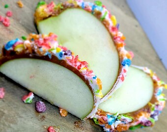 Gourmet Fruity Pebbles Caramel Candy Apples