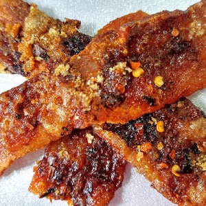 Gourmet Man Candy, Candied Bacon, Spicey Bacon, Spicey candy bacon, Father's Day Gift, Men's gift