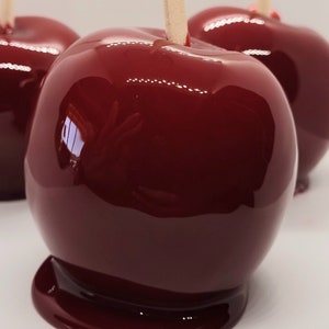 Shiney Old Fashioned Candy Apples-Carnival and Fair style candy apples, Taffy apples, Candy Apple image 4