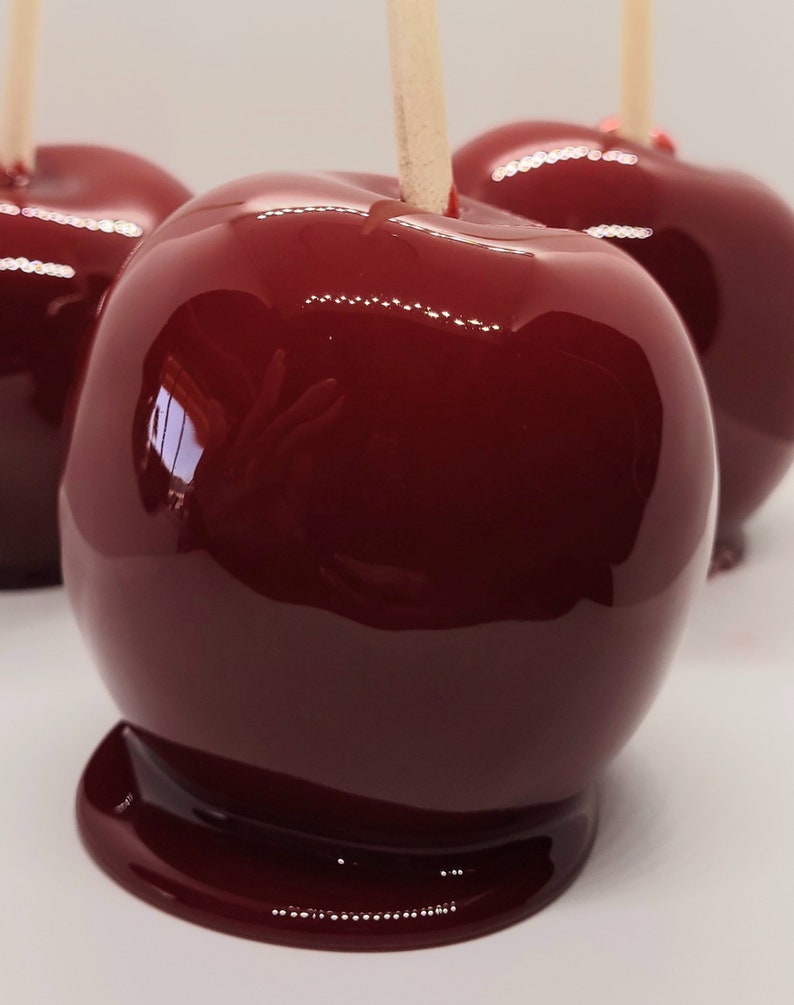 Shiney Old Fashioned Candy Apples-Carnival and Fair style candy apples, Taffy apples, Candy Apple image 4