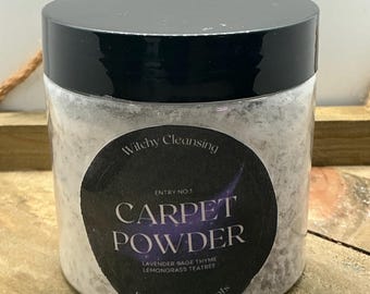 Smudging Carpet Powder, Carpet Refresh, Witchy Cleansing, Natural Cleaning, Odor eliminator