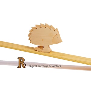 Patrones de juguete andador de rampa de erizo para Cnc y sierra de calar.