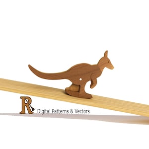 Kangaroo wooden Ramp toy vectors and Pdf Patterns