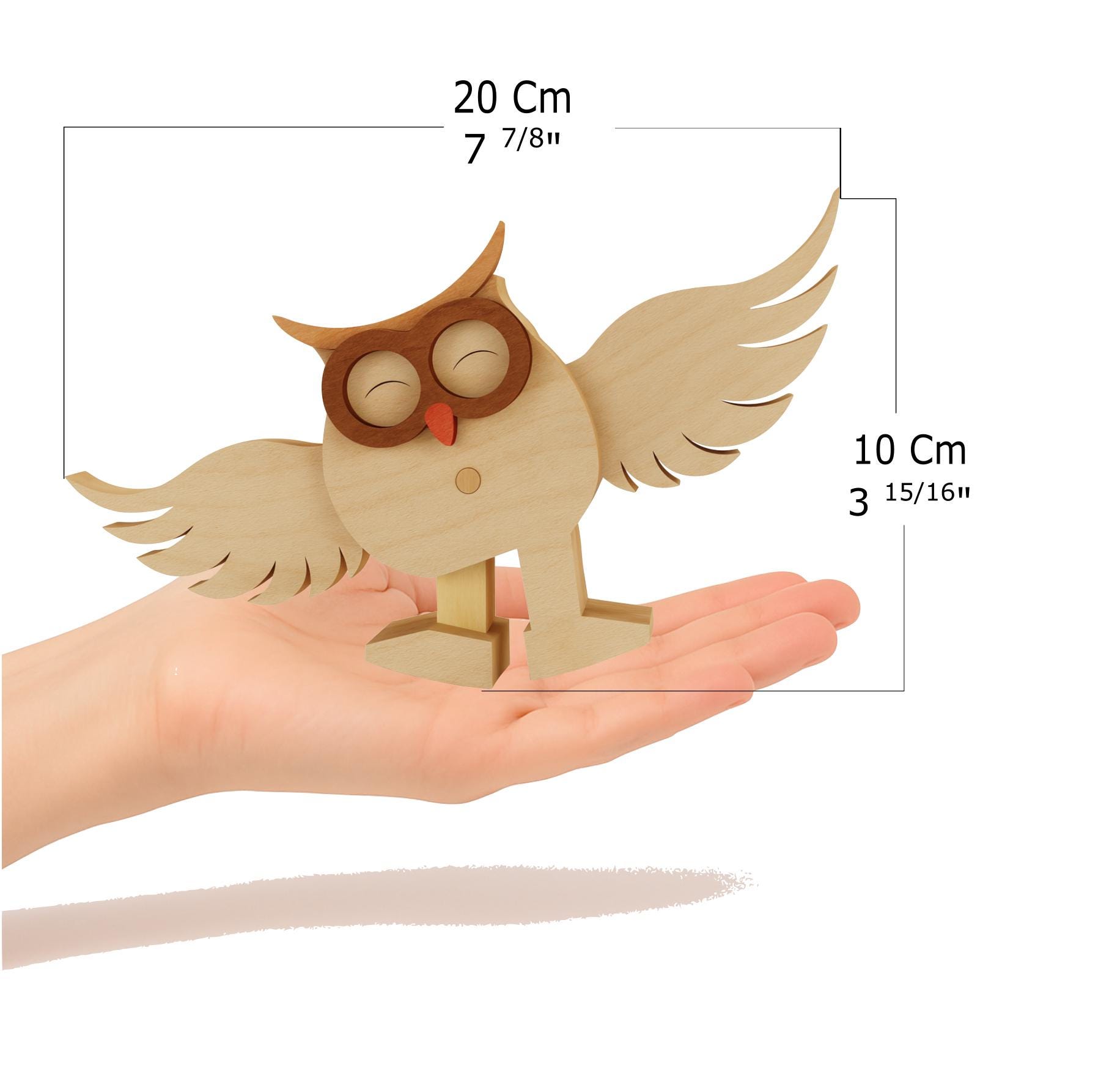 Wooden Owl Ramp Toy Patterns for Scroll Saw and CNC Router, DIY Wooden ...