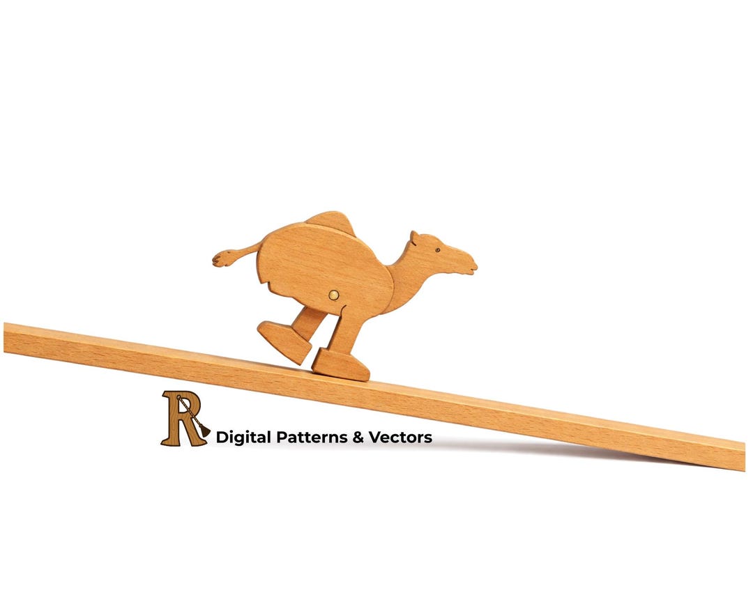 Pdf Ramp Toy Pattern Dromedary Camel Wooden Ramp Walker Toy, PDF Patterns and Vectors. - Etsy