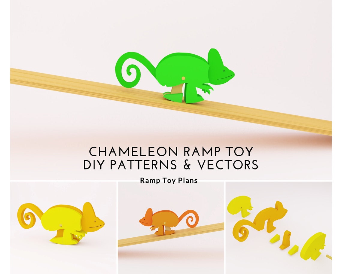 Ramp Walker Toy Wooden Toy Patterns DIY Ramp Toy Plans DIY Etsy