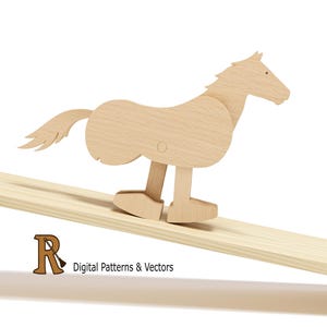 Horse Ramp walker Toy DIY Patterns and Assembly guide