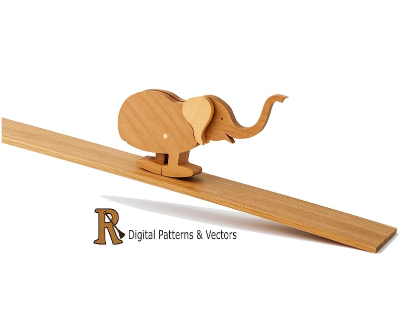Pdf Ramp Toy Pattern Ramp Walker Elephant Wooden Toy PDF Patterns and Assembly Guide - Etsy