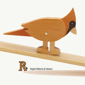 DIY Ramp walker Cardinal Bird Patterns and Assembly guide