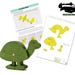 Wooden Ramp Walker Turtle Plans, Wooden Toy DIY Project , Vectors and ...