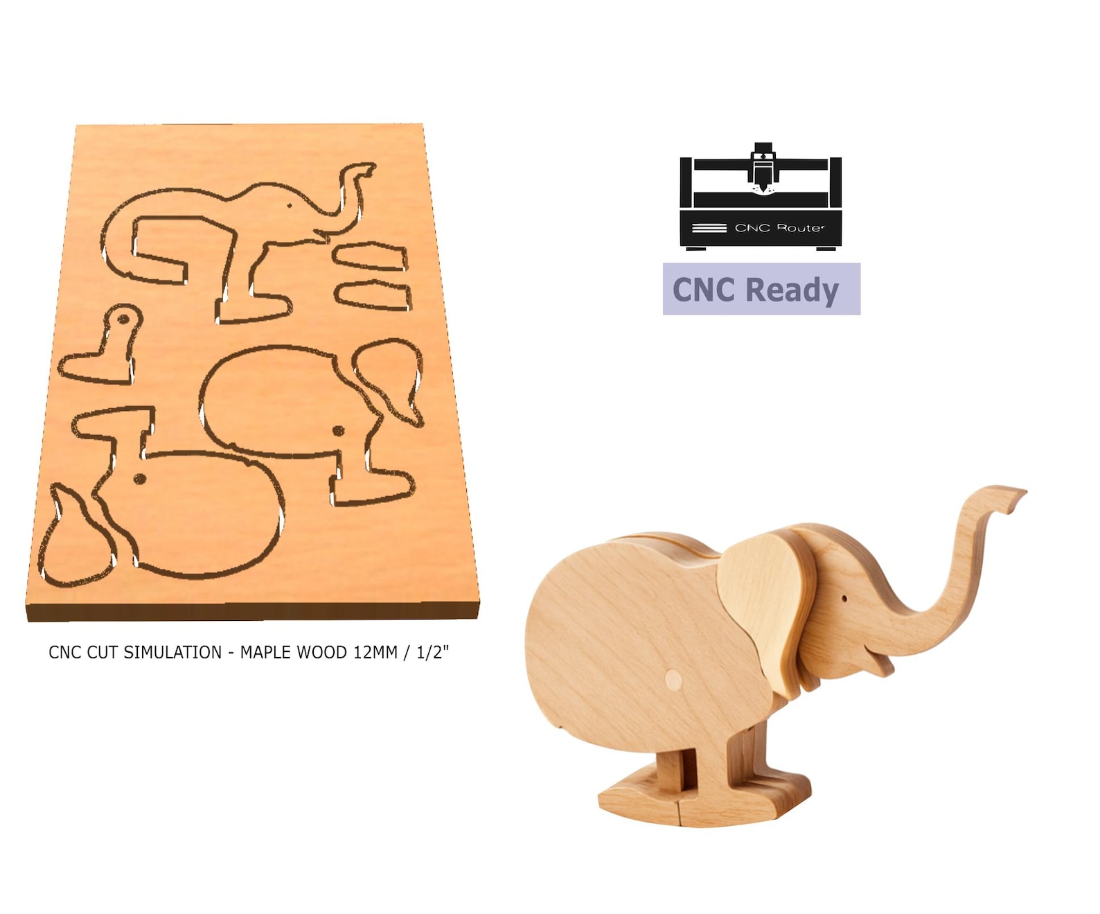 Pdf Ramp Toy Pattern Ramp Walker Elephant Wooden Toy PDF Patterns and Assembly Guide - Etsy