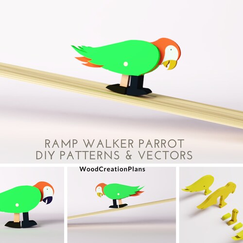 Pdf Ramp Toy Pattern Ramp Walker Toy Patterns Parrot Ramp Toy Pdf Patterns for - Etsy
