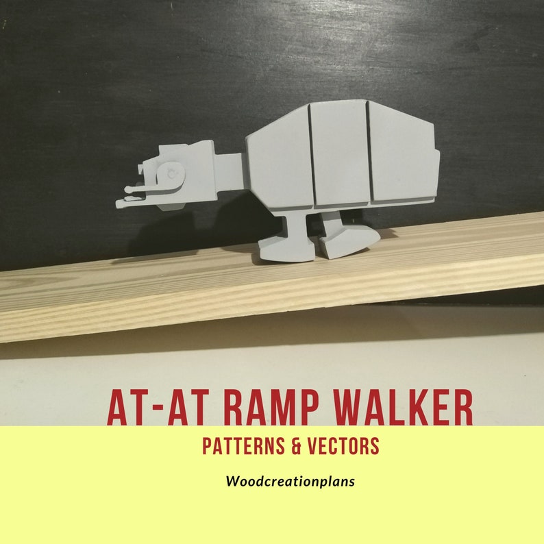 AT AT Ramp Walker Patterns and vectors for scroll saw and Etsy