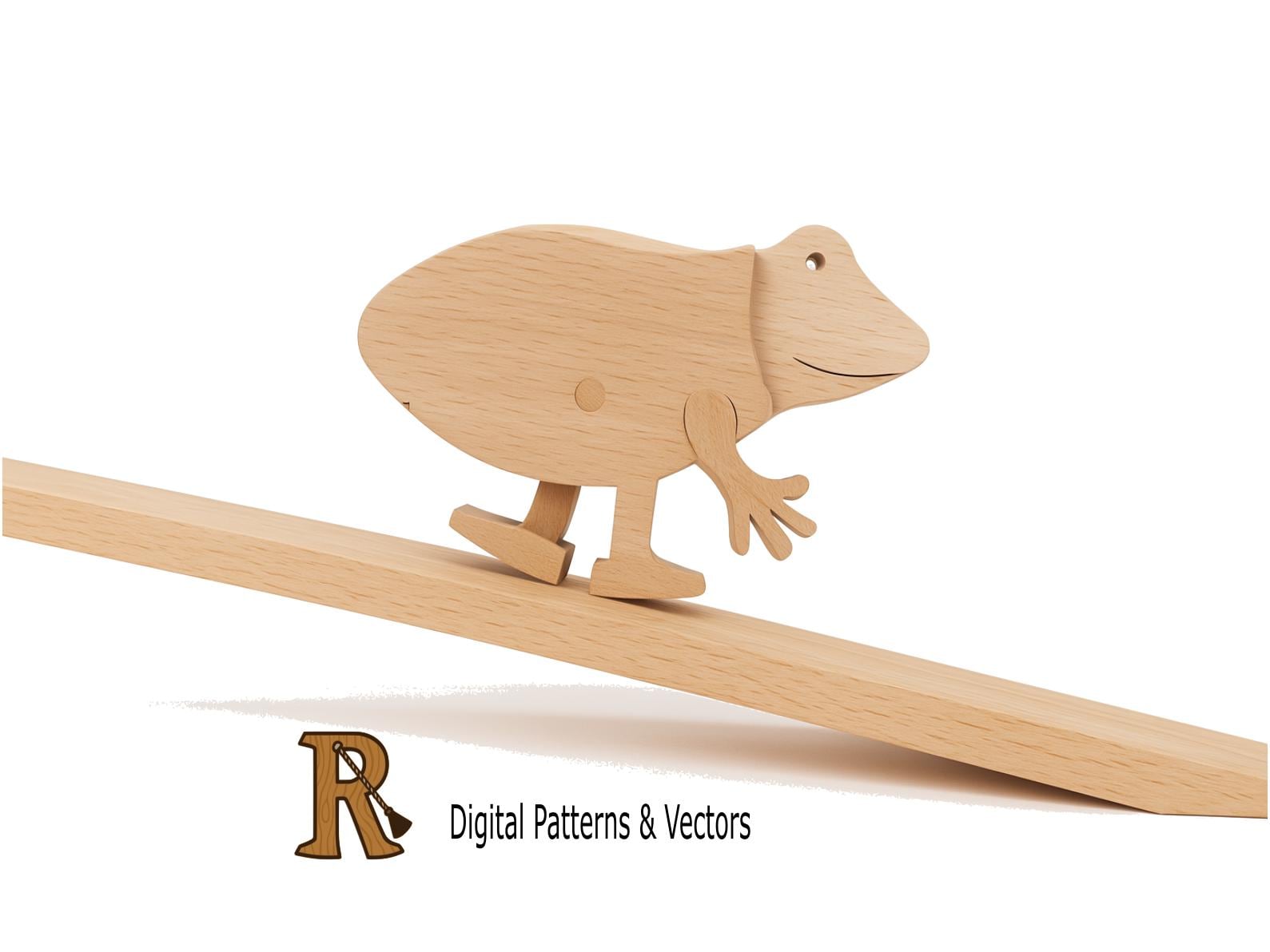 DIY Frog Ramp Walker Toy Patterns and Vectors - Etsy