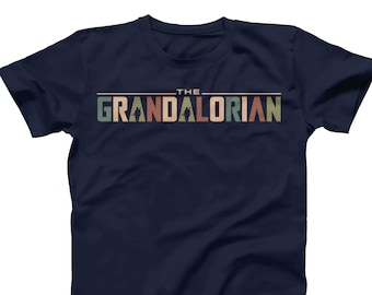 Grandalorian Father's Day Grandads Dads T-shirt Star Wars Inspired Tee | Perfect Father's Day Gift | Plus size available