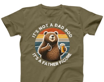 Funny Dad T-Shirt: Father Figure Bear Graphic Tee