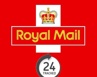 Upgraded postal service to a Royal Mail Tracked 24 delivery Service