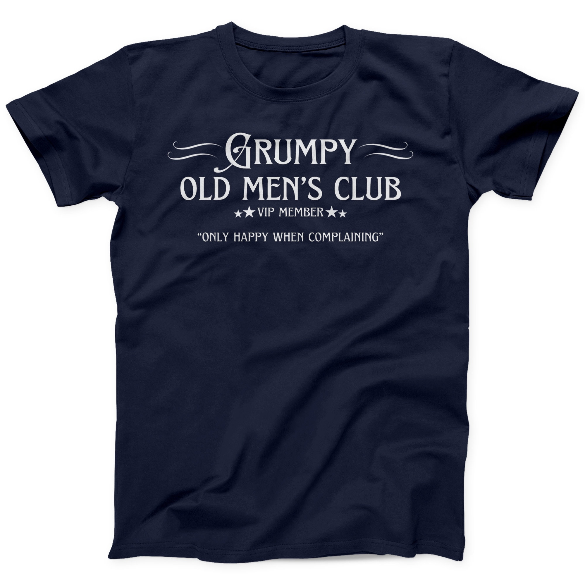Getting Shirty Maglietta Grumpy Old Man Club | Compleanno/Pensionamento | Nero Taglia XXL | 100% Cotone - 2