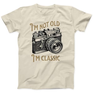 Vintage Camera T-Shirt: Funny Photography Gift Tee
