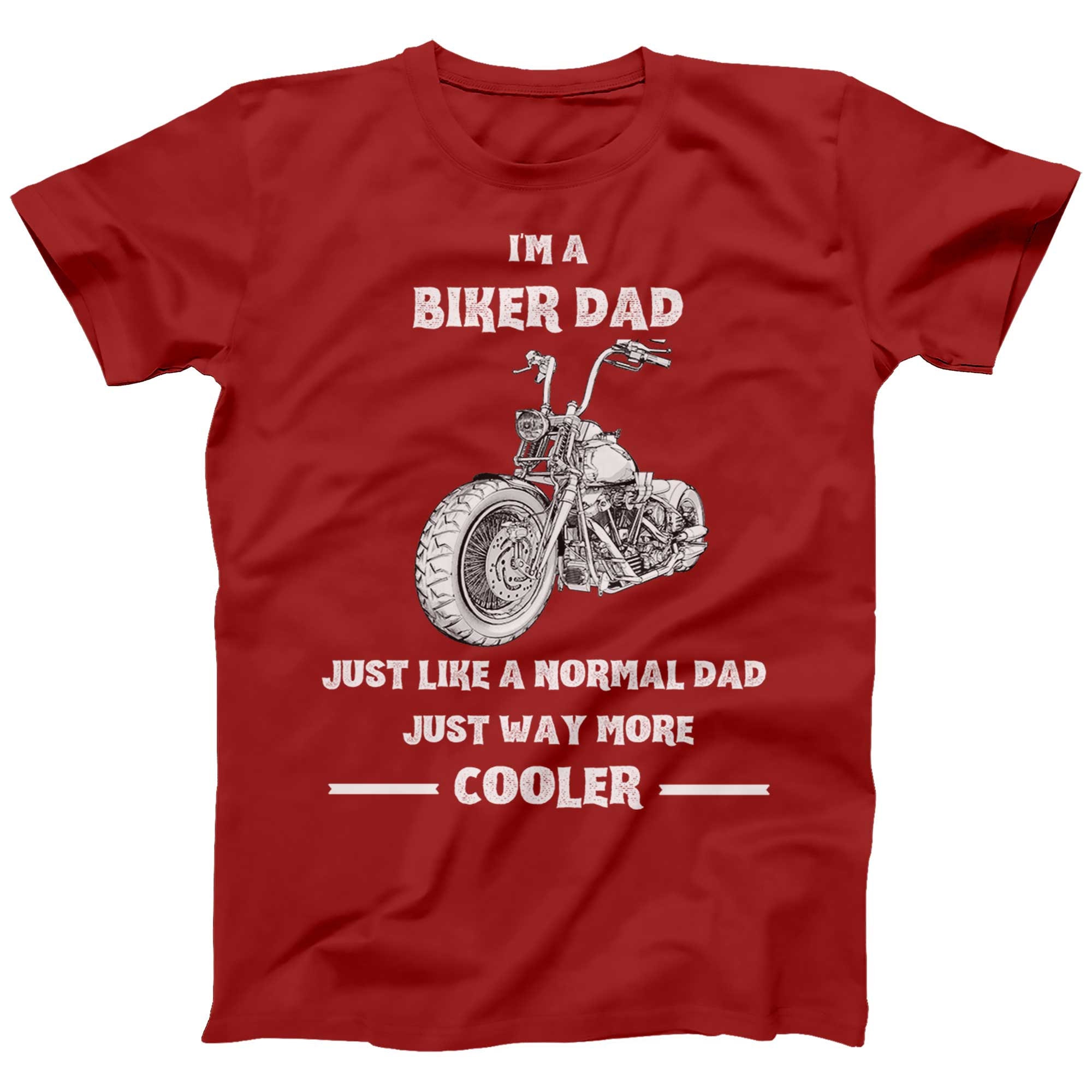 Biker Dad - Vintage Motorrad Liebhaber Vatertag T-Shirt