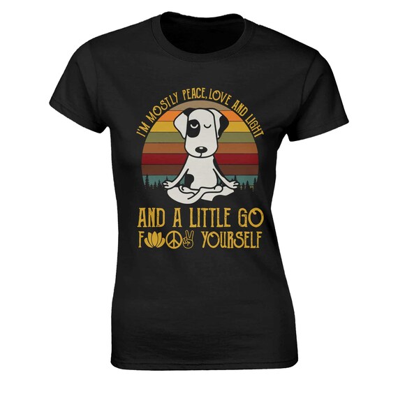 Unicorn Yoga I'm All Peace Love Light F+-Ck Yourself T Shirt Unicorn Yoga I'm All Peace Love Light F+-Ck Yourself T Shirt