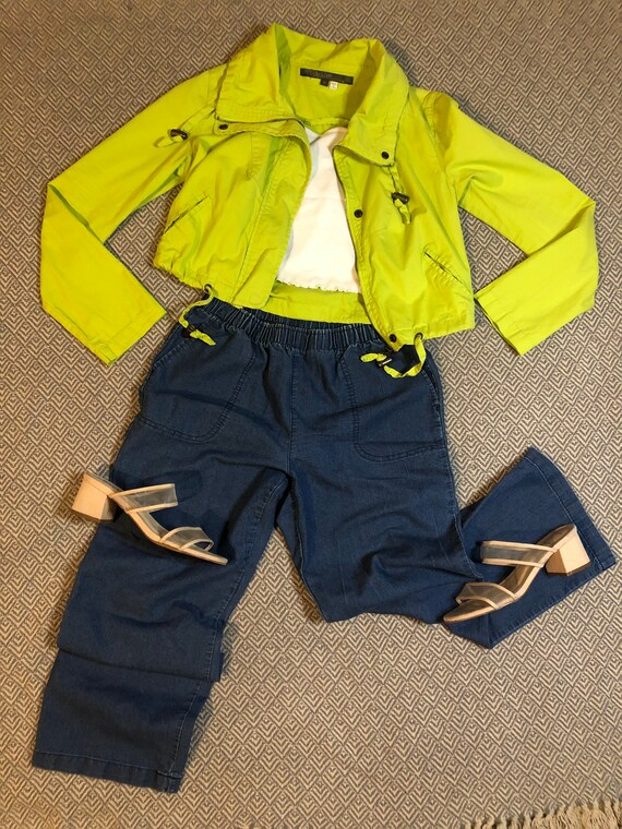 vintage lime jacket