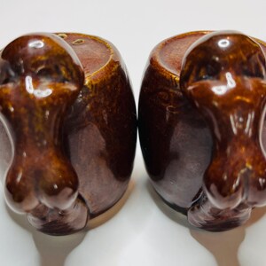 Vintage ceramic salt and pepper shakers Naked lady - Japan