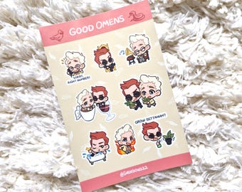 Good Omens Sticker Sheet