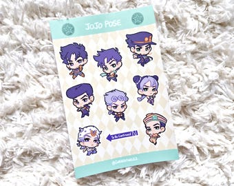Jojo Pose - Sticker Sheet