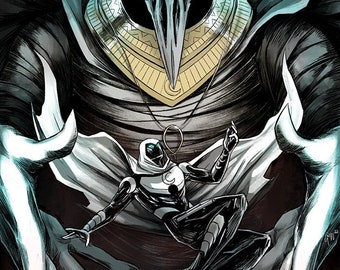Khonshu and Moon Knight - Print