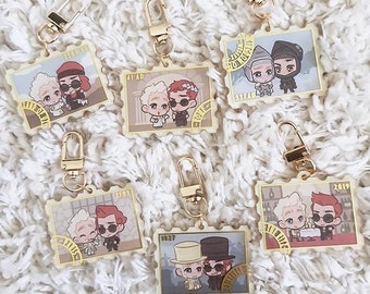 Through the Ages - Stamp Keychains