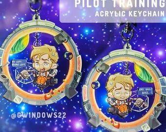 Pilot Training - Double-Sided Acrylic Keychain