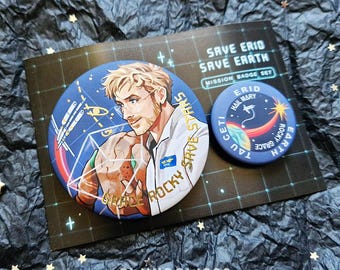Save Erid. Save Earth. - Mission Badge Set