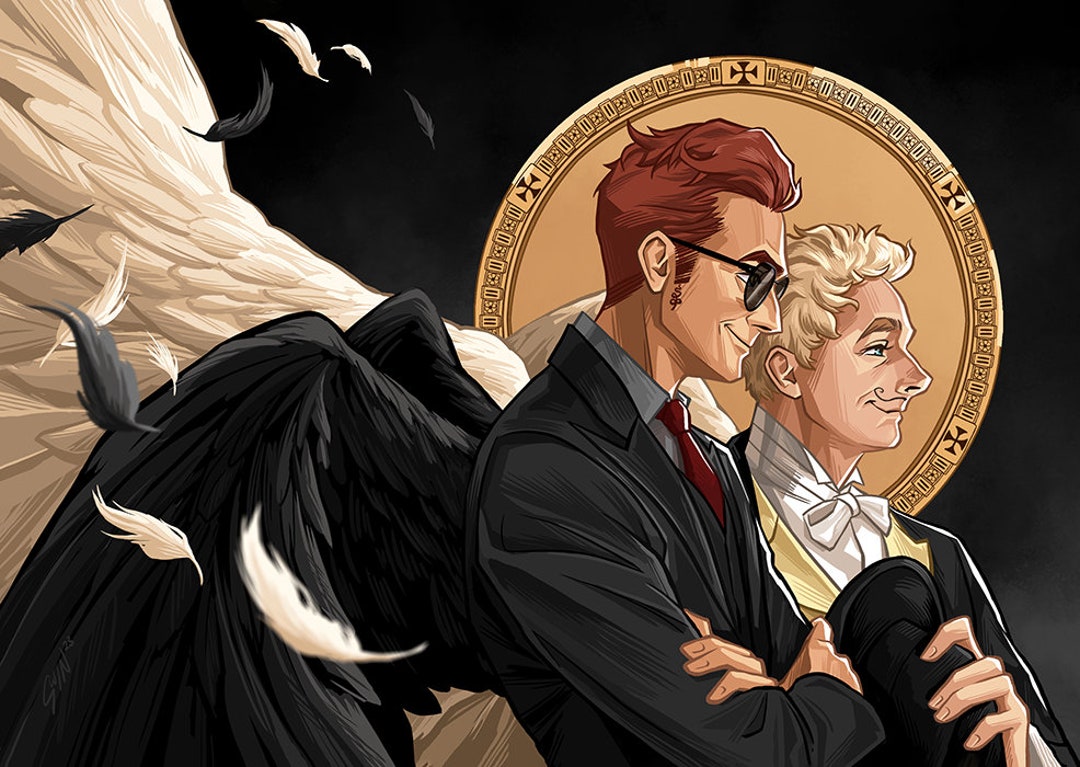 Good Omens - Print - Etsy