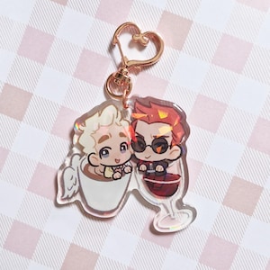 To the world! - Holographic Acrylic Charm